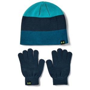 Kids Under Armour Hat & Glove Set